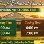 lalbagh botanical garden opening and closing time