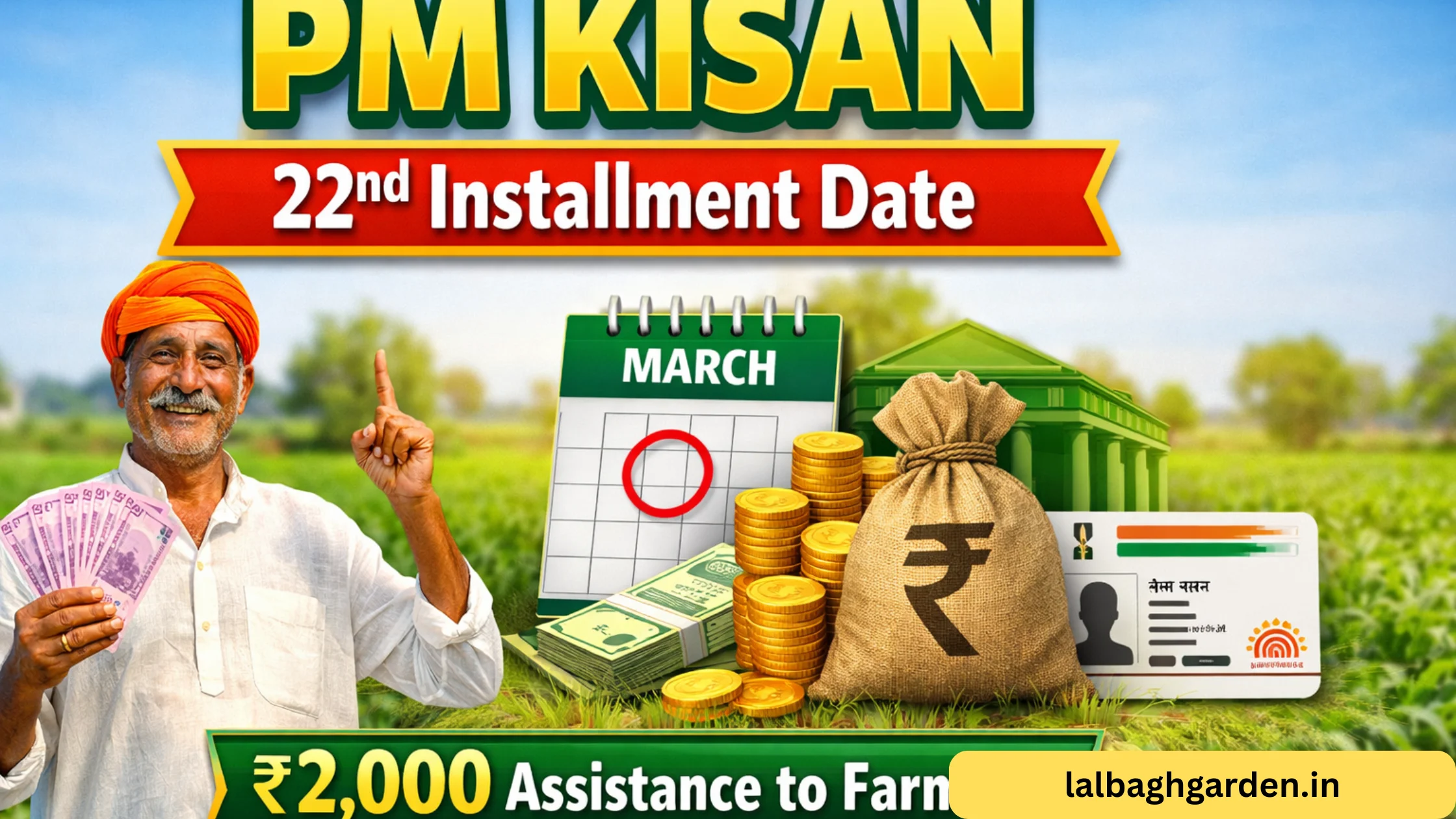 PM Kisan 22nd Installment Date