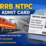 RRB NTPC Admit Card
