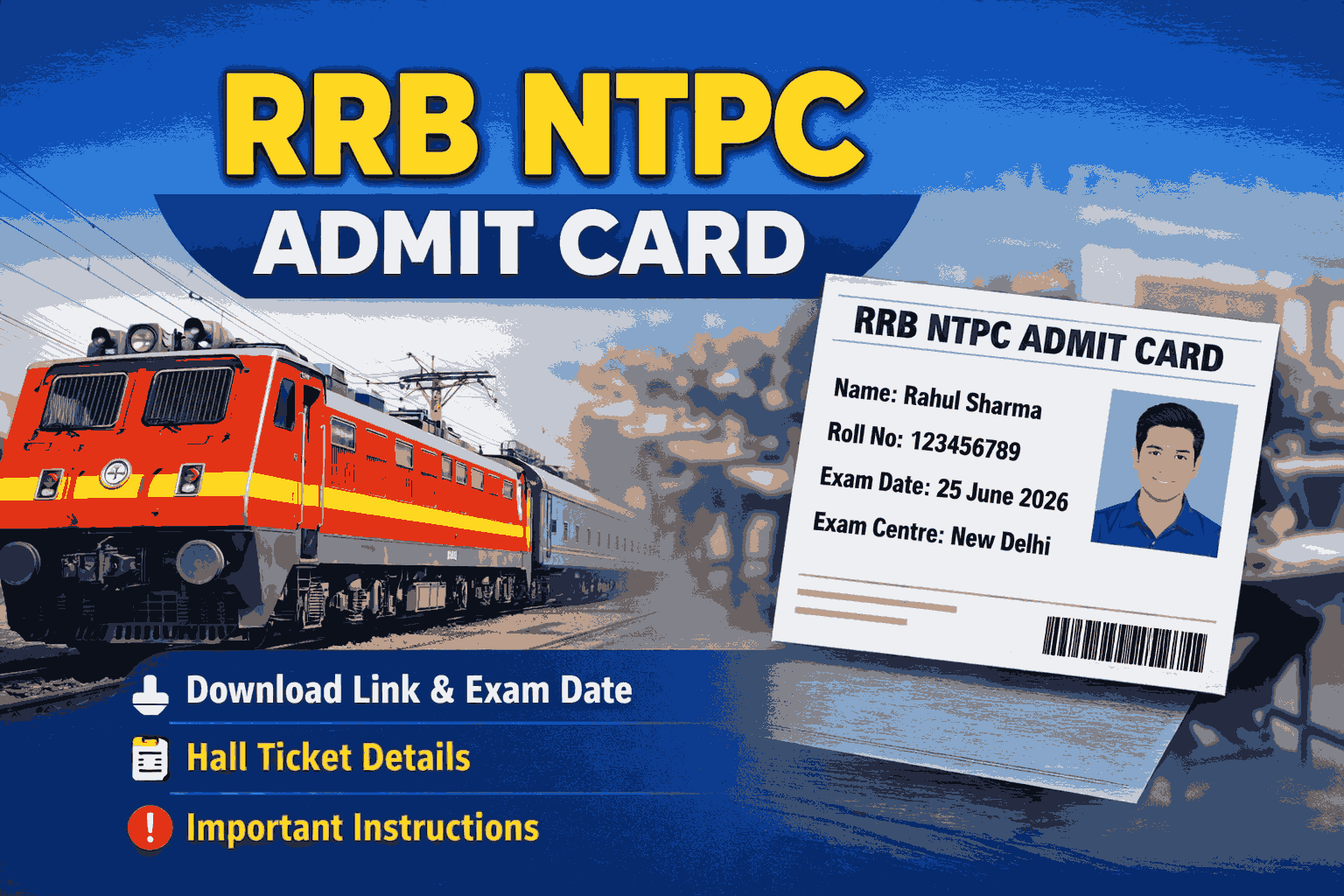 RRB NTPC Admit Card