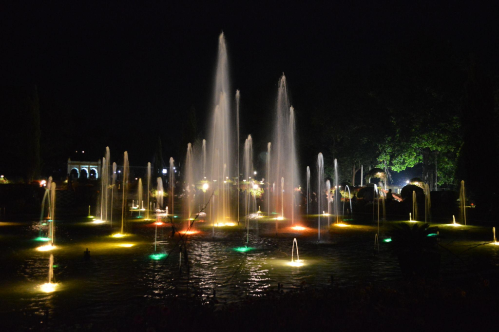 Brindavan Gardens musical fountain show